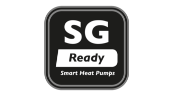 SG Ready-Label für intelligente Wärmepumpen, das die Smart-Grid-Kompatibilität zertifiziert