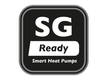 SG Ready-Label für intelligente Wärmepumpen, das die Smart-Grid-Kompatibilität zertifiziert