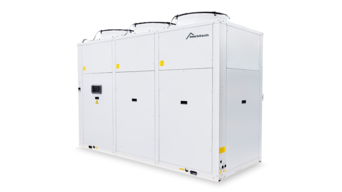 Großwärmepumpe mit bösch-Logo auf der Vorderseite