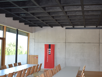 Der Schulungsraum und Festsaal der Feuerwehr Lustenau. | © bösch - heizung, klima, lüftung