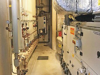 Eines der Lüftungsgeräte für den Wellnessbereich für den Niederhof im Genussdorf Gmachl. | © bösch - heizung, klima, lüftung