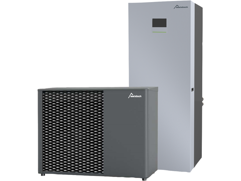 bösch Wärmepumpe MOZART15WAC mit Kombispeicher R32 – effiziente Lösung für Heizung und Warmwasser.