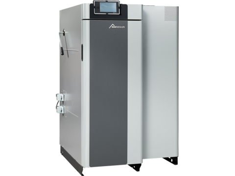 Vorderseite der Kombi-Heizzentrale DUO von bösch leicht gewinkelt